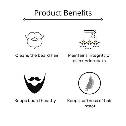Omorfee India Beard & Moustache Wash