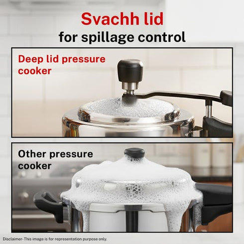 Prestige Nakshatra Essential Svachh Stainless Steel Pressure Cooker 2.0 L