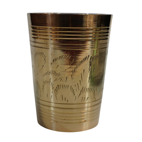Pure Brass Lassi Drinking Glass | Pack of 1