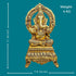 Tamas Brass Bhagwan Ganesh/Ganpati Murti Home Decor Statue/Idol