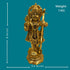 Tamas Brass lord rama with arrow and bow Statue/Idol|Free Premium Gift Box