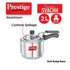 Prestige Nakshatra Svachh Aluminium Spillage Control Pressure Cooker Silver 1.5 L