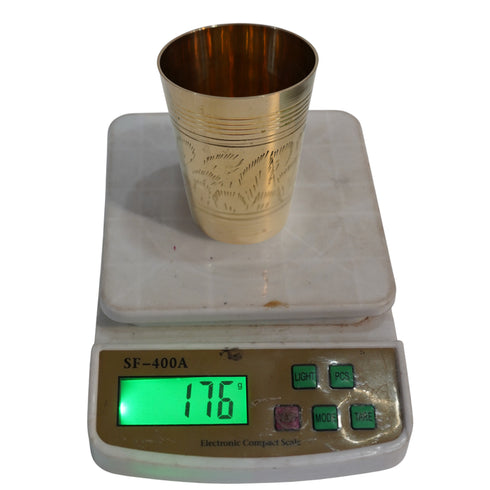 Pure Brass Lassi Drinking Glass | Pack of 1