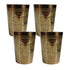 Pure Brass Lassi Drinking Glass | Pack of 4