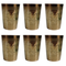 Pure Brass Lassi Drinking Glass | Pack of 6