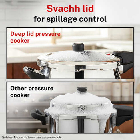Prestige 5 Litre Triply Svachh Outer Lid Pressure Cooker 5 L