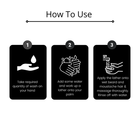 Omorfee India Beard & Moustache Wash