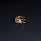 22 Carat Gold Three Layers Stone Studded Ring 2.19g by Mahita Collections