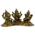 Brass Lakshmi Ganesha Auspicious Sculpture 1014g
