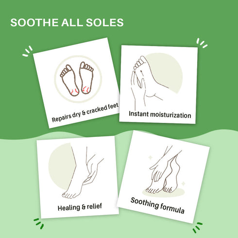 Glamveda Foot Cream for Cracked Heels