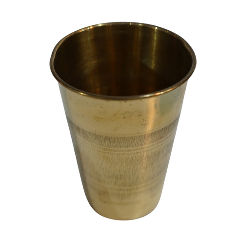 Pure Brass Lassi Drinking Glass | Pack of 2