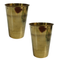 Pure Brass Lassi Drinking Glass | Pack of 2
