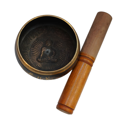 Brass Tibetan Singing Bowl 323g