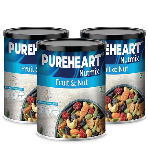 Pureheart Nutmix Fruit & Nuts | Natural Premium Mix Nuts (Cashews