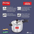 Prestige Nakshatra Plus Svachh Aluminium Spillage Control Pressure Cooker Silver 5 L