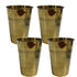 Pure Brass Lassi Drinking Glass | Pack of 4