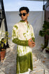 Kzari Stylish Green Batik Kurta
