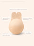 UNDERNEAT Reusable Adhesive Bunny Ups – Rabbit Ear Lift Design, Non-Adhesive Nipple Zone, Extra Lift Support - Beige