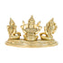 Brass Lakshmi Ganesha Auspicious Sculpture 1014g