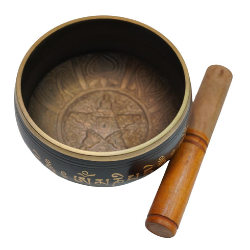 Brass Tibetan Singing Bowl 1027g