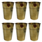 Pure Brass Lassi Drinking Glass | Pack of 6