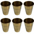 Pure Brass Lassi Drinking Glass | Pack of 6