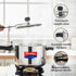 Prestige Nakshatra Alpha Svachh Stainless Steel Spillage Control Pressure Cooker 5 L Silver