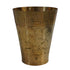 Pure Brass Embossed Design Lassi Glass | Pack of 1
