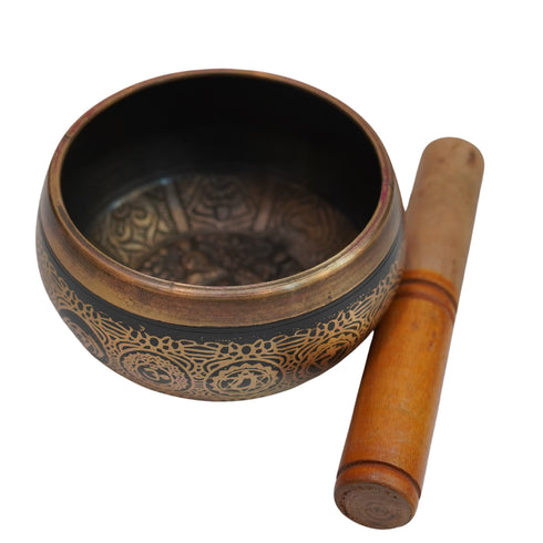 Brass Tibetan Singing Bowl 713g