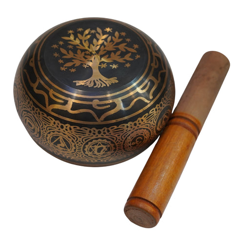 Brass Tibetan Singing Bowl 713g