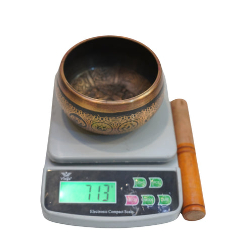 Brass Tibetan Singing Bowl 713g