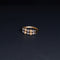 22 Carat Gold Bicolor Beaded Ring The Sparkling 2.8g by Mahita Collections