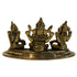 Brass Lakshmi Ganesha Auspicious Sculpture 1014g