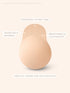 UNDERNEAT Reusable Lift Nipple Cover – AirLock Adhesive Technology, Extended Lifting Tabs, Seamless & Invisible - Beige