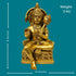 Tamas Brass Hanuman Sitting and Decorative Statue/Idol
