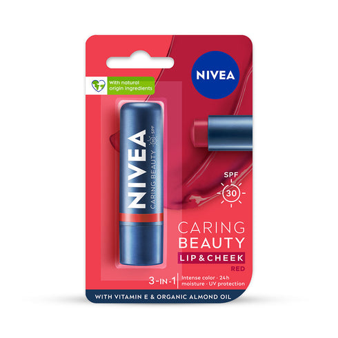 Nivea Lip Caring Beauty Lip Balm 4.8g