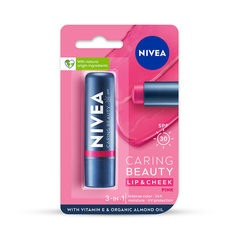 Nivea Lip Caring Beauty Lip Balm 4.8g