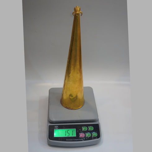 Brass Sirangi Gomukhi Vessel for Shivlinga Abhishek 151g