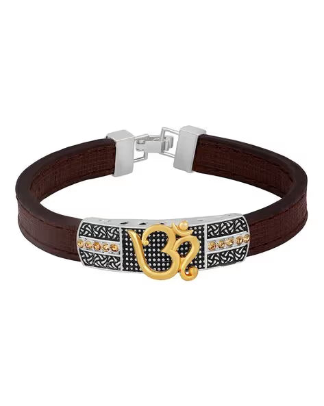 Mahi Om Broad Bracelet Kada | OS