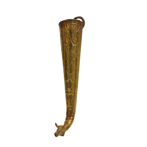 Brass Sirangi Gomukhi Vessel for Shivlinga Abhishek 119g