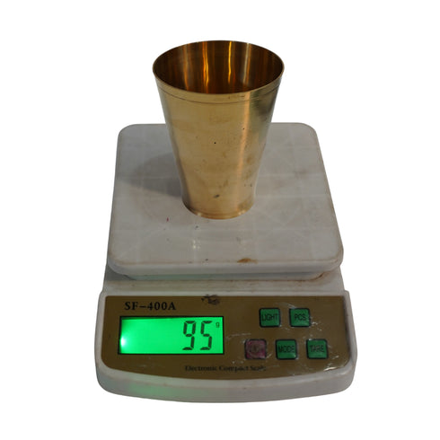 Pure Brass Plain Lassi Glass | Pack of 1