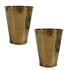 Pure Brass Plain Lassi Glass | Pack of 2