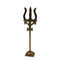 Brass Damru Trishul on Stand 59g (pack of 2 pcs)