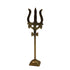 Brass Damru Trishul on Stand 59g (pack of 2 pcs)