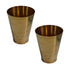 Pure Brass Plain Lassi Glass | Pack of 2