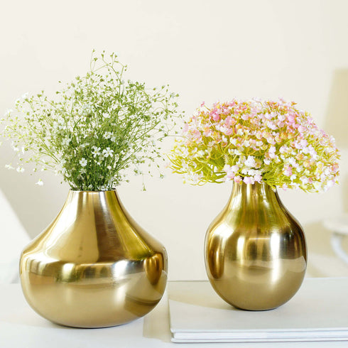 Behoma Golden Vase Set