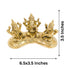 Brass Lakshmi Ganesha Auspicious Sculpture 1014g