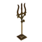 Brass Damru Trishul on Stand 25g (pack of 2 pcs)