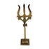Brass Damru Trishul on Stand 25g (pack of 2 pcs)
