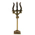 Brass Damru Trishul on Stand 37g (pack of 2 pcs)